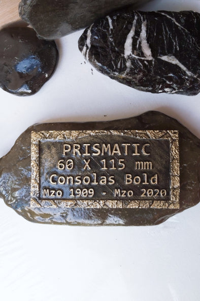 Placa Urna y/o Nicho Bronce Prismatic Stone